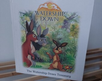 Libro vintage con copertina rigida per bambini Watership down