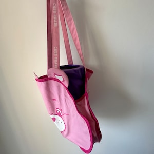 Cheer Bear sling bag pink care bear one of the ten original Care Bears