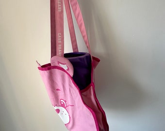 Cheer Bear Sling Bag - Pink Care Bear