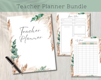 Teacher Planner, Digital Planner, Homeschool Planner, Teaching Planner, Education Planner, Lesson Planner, Undated Planner, Academic Planner