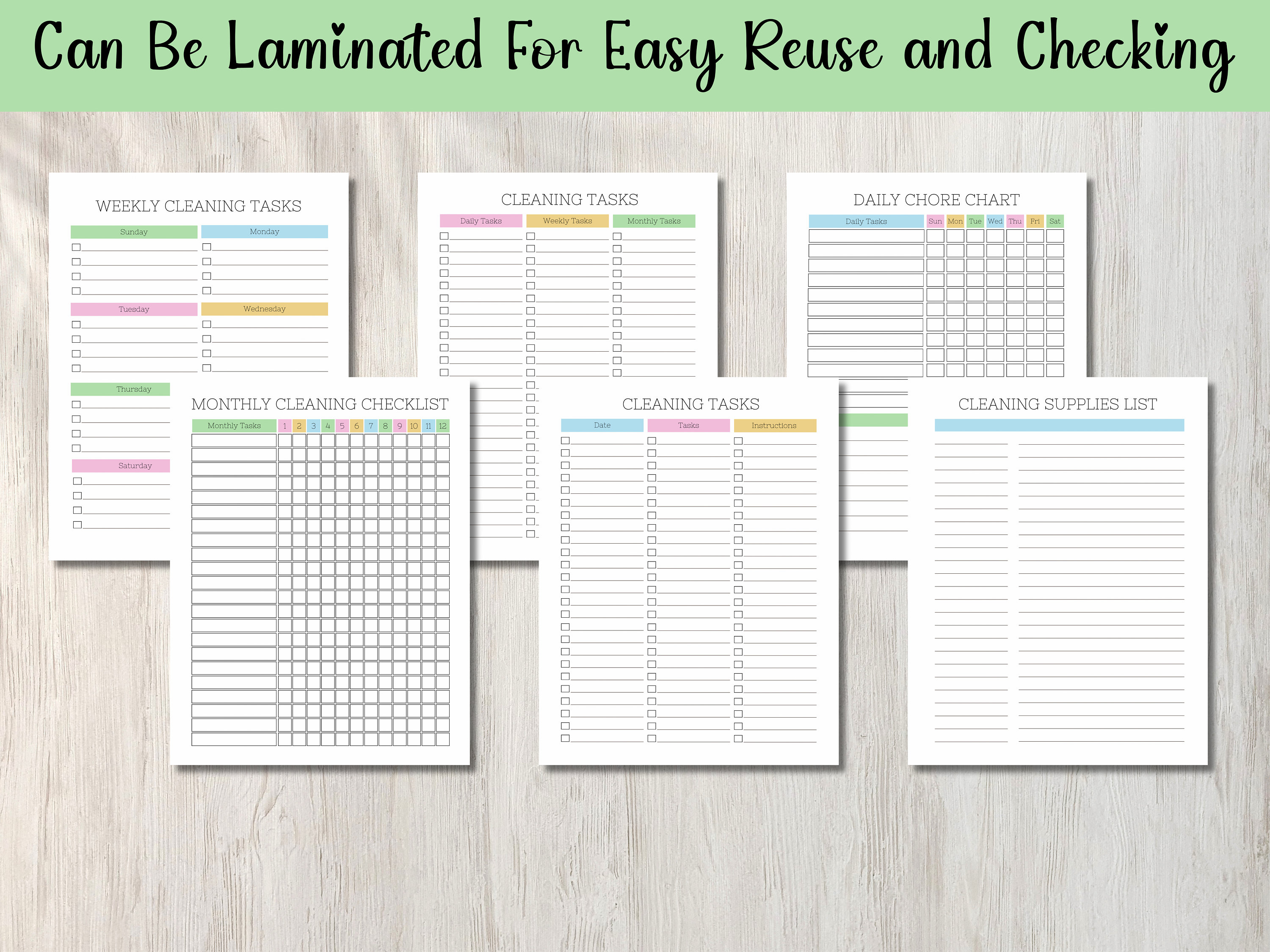 Daycare Cleaning Checklist | Daycare Cleaning Schedule | Childcare ...