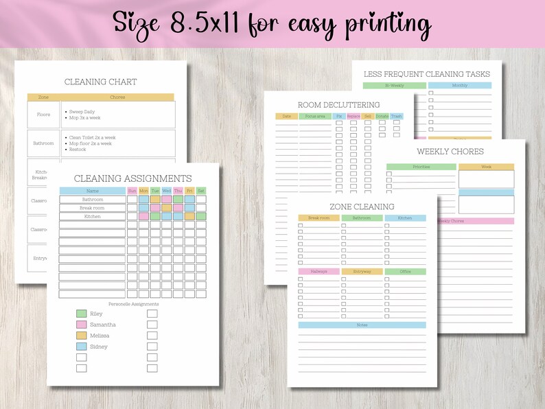 Daycare Cleaning Checklist | Daycare Cleaning Schedule | Childcare ...