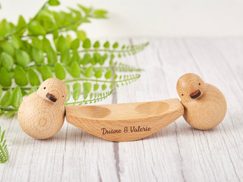 Duck couple Ornament,Wooden Carving Couple Ornaments,Valentine's Day Gifts,Engagement Gift,Wedding Decor,Best Friend,Gifts for Animal Lovers zdjęcie 10