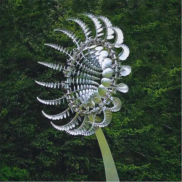 Magical Windmill - Kinetic Metal Windmill Windspinner Gift Steel Garden Decoration Gifted Garden Rustic Decor