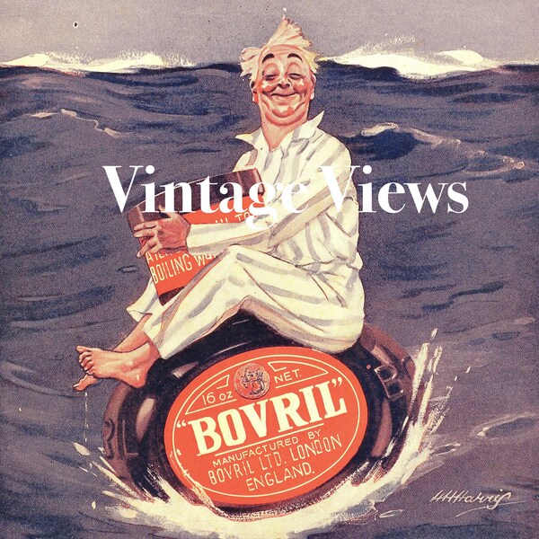 Bovril vintage magazine advertisement 1920s. High resolution Instant Digital download. kitchen wall decor.