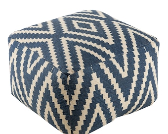 Kilim cube seat 55x55 H37cm pouf footstool stool floor cushion footstool