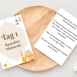 Ramadan Kalender für Kinder zum Ausdrucken, Geschichten über Islam, Deutsch, German, PDF, Printable image 4