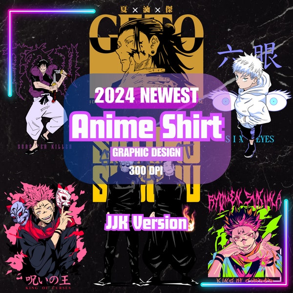 200+ Premium Anime Graphic Design | Anime PNG | Print on demand | DTF | Sublimation | Gift for him | Anime tshirt | Cool anime design