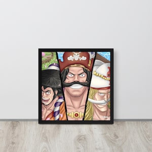 Roger, Barbabianca e Oden | Poster incorniciato