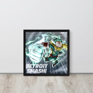 Deku EOS | Framed photo paper poster