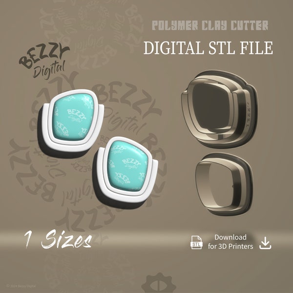 Digital STL File  | Polymer Clay Cutter File | Clay Cutter File | STL Download | STL Cutter | Ilvy