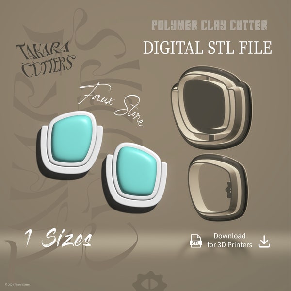 Digital STL File  | Polymer Clay Cutter File | Clay Cutter File | STL Download | STL Cutter | Ilvy