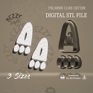 Digital STL File | Polymer Clay Cutter File | Clay Cutter File | STL Download | STL cutters | Organic Combo H