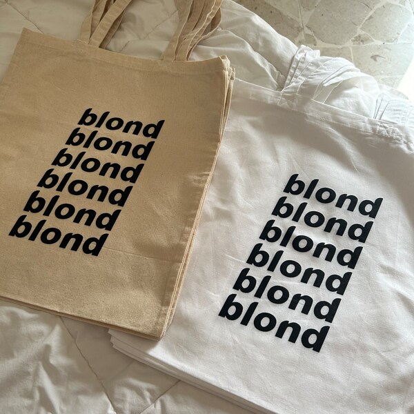 Tote bag borsa di tela Blond Frank Ocean