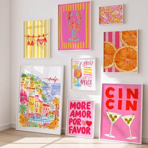 Coastal Gallery Wall Art Set: Beachy Summer Drucke (Digitaler Download)