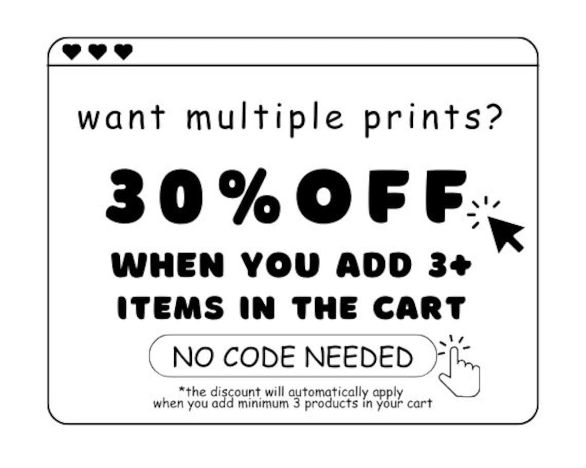 Black and White Digital Prints Trendy Wall Art Preppy Karma Aesthetic