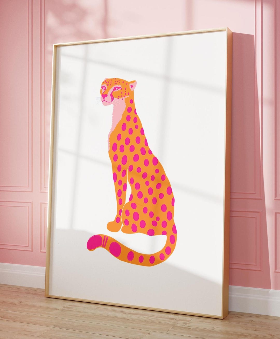 Cheetah Print Funky Dopamine Poster Maximalist Wall Art Trendy Wall Art ...