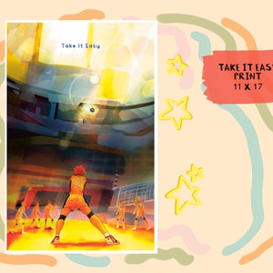 Take it Easy Haikyuu Print (11 x 17)