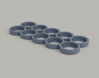 Movement Tray for Miniatures - 5x2 for 25mm, 28mm, 32mm, or 40mm Bases.