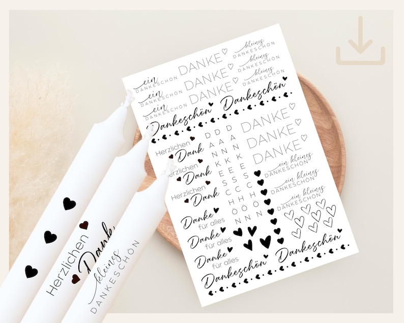 Persönliche Kerzen für Herzensmenschen: Bedanken Sie sich bei jenen, die Ihnen in schweren Zeiten geholfen haben, mit personalisierten Kerzen und schönen Designs.