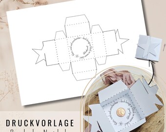 New Year's Eve printable | New Year's craft file | Last-minute lucky penny craft template | New Year's Eve party souvenir or as table decoration