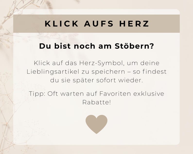 Klicke auf das Herz – Zeige deine Wertschätzung für diesen Artikel und füge ihn zu deinen Favoriten hinzu.