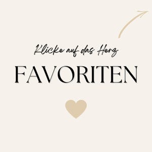 Klicke auf das Herz, um den Artikel zu favorisieren