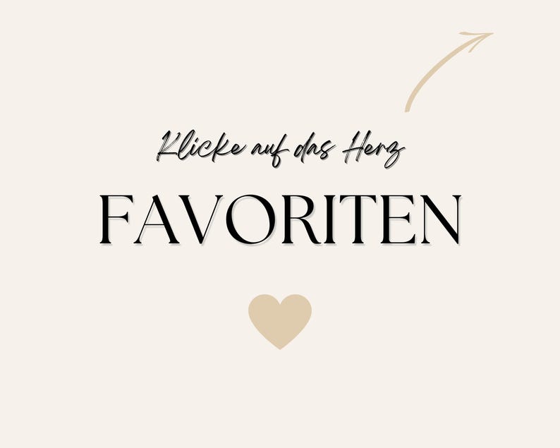 Klicke auf das Herz, um den Artikel zu favorisieren