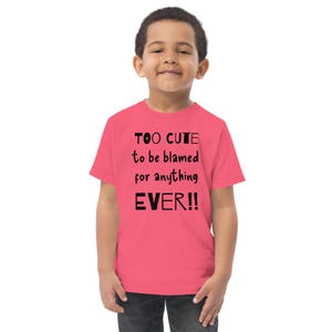 Funny kids t-shirt cotton, cute toddler tee, baby boy girl humor gift