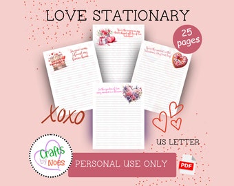 Love stationary,stationary,love,letters,loveletters,writing,paper,digital paper,valentines day,valentine,usletter,quotes,mothersday