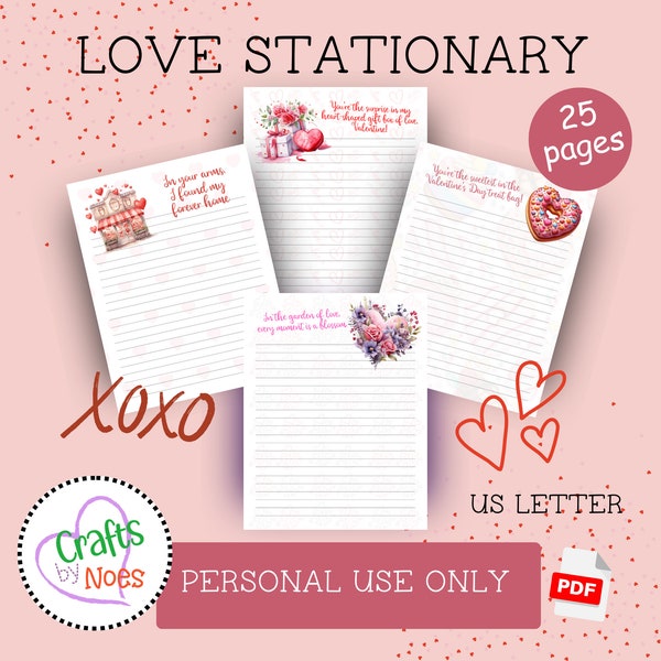 Love stationary,stationary,love,letters,loveletters,writing,paper,digital paper,valentines day,valentine,usletter,quotes,mothersday