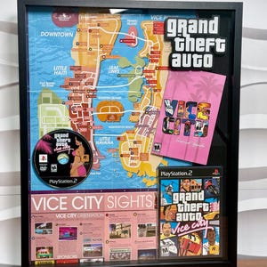 Grand Theft Auto Poster Vice City - Etsy