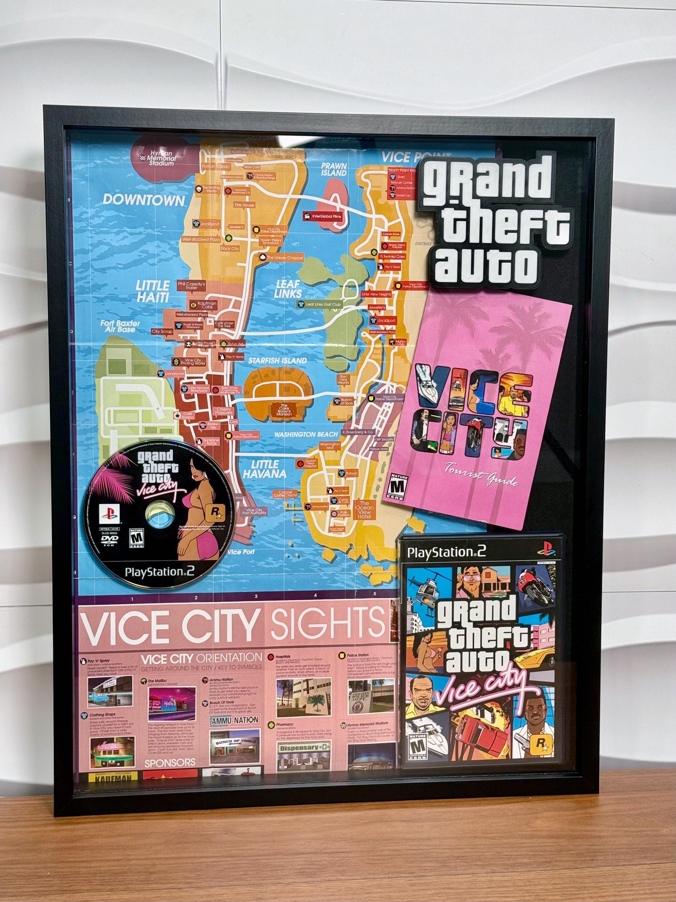 Grand Theft Auto Vice City Poster - Etsy
