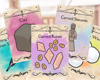 DND 5e Component Cards: 200+ Printable Game Master Resource (Digital Download)