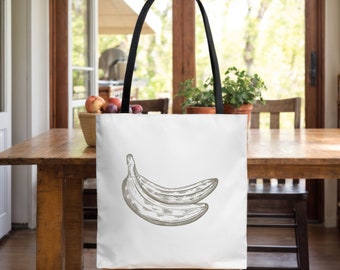 Banana Tote Bag For Woman Travel Bag Travel Tote Bag For Teacher Gifts Travel Gifts Farmers Market Bag Travel Accessories Book Bag Beach Bag