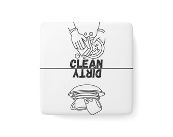 Clean Dirty Magnet Dishwasher Magnet Organization Magnet For The House Laundry Magnet For House Newly Wed Gift Housewarming Gift House Gift