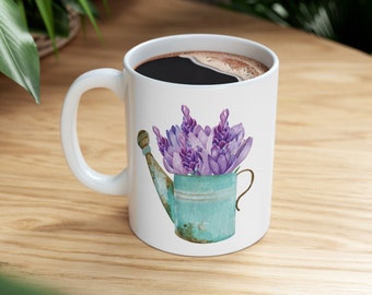 Crocus Cup Coffee Mug For Mom Mug Coffee Flower Coffee Cup For Coffee Lover Gift For Her Flower Mug Coffee Lover Gift For Friend Tea Lover