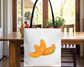 Borsa tote melone per donna Borsa da viaggio Borsa da viaggio per regali per insegnanti Regali di viaggio Borsa per mercato degli agricoltori Accessori da viaggio Borsa per libri Spiaggia