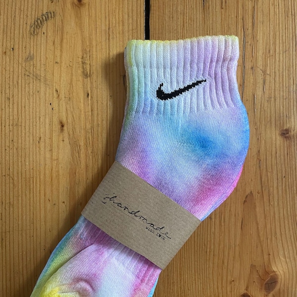 Nike DIY batik socks short colorful