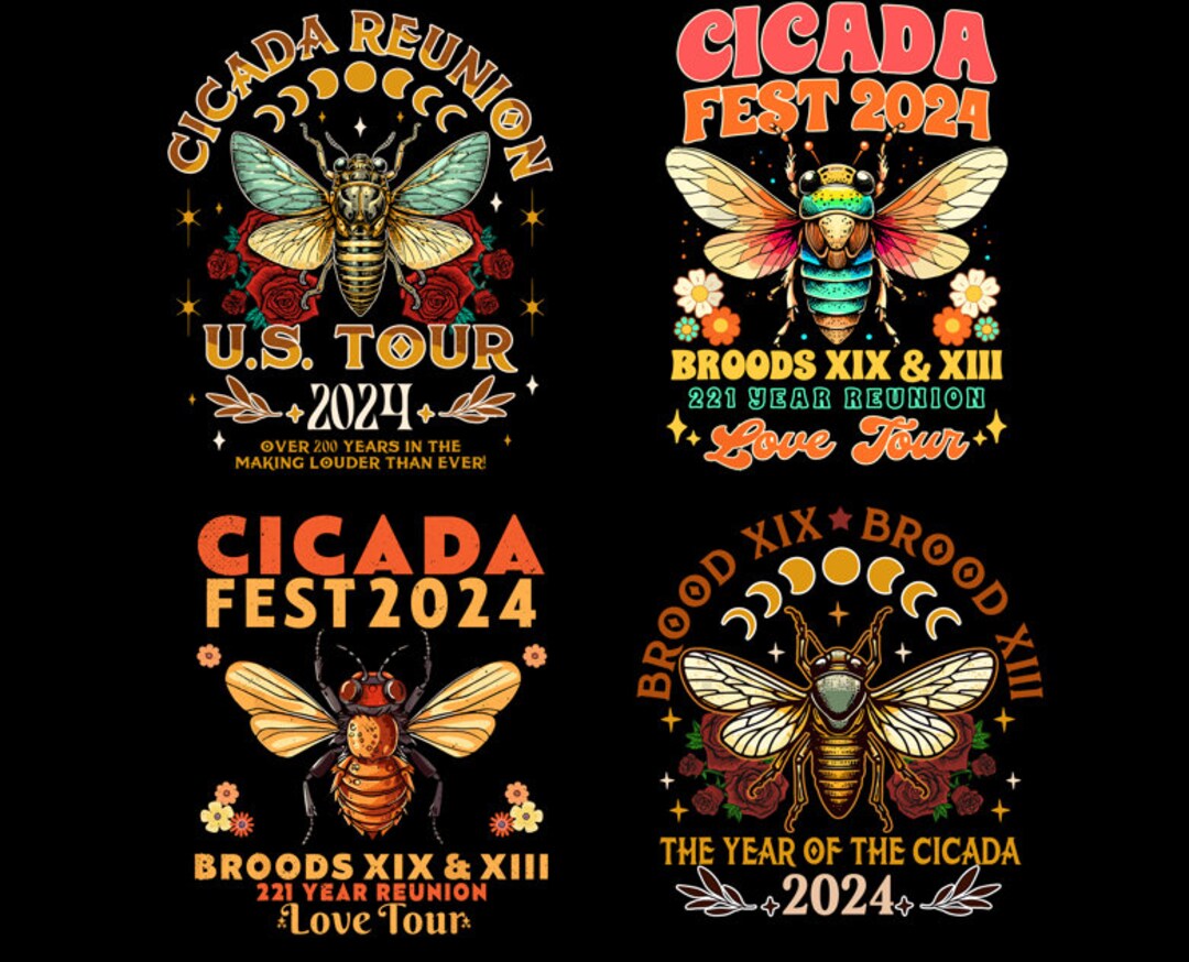 Cicada Png 2024 Cicada Reunion Tour 2024 Png Funny Cicada Concert Png