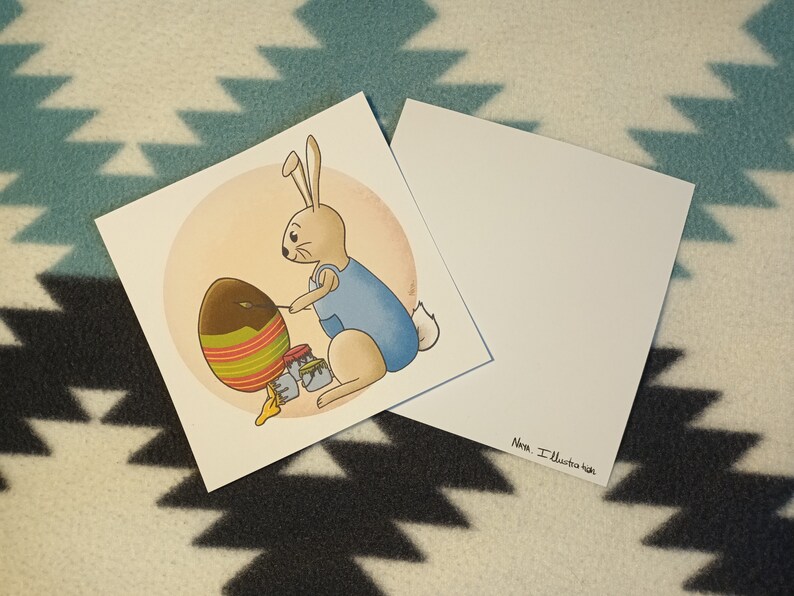 Lot de 4 Cartes postales de Pâques image 5