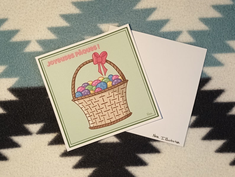 Lot de 4 Cartes postales de Pâques image 4