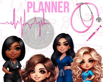 Nursing School Planner PDF | Digital Student Planner for Nursing | Instant Download | Printable Study Organizer
