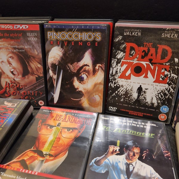 Seltene 80er-/90er-Horror-DVD-Sammlung (insgesamt 28 Filme)