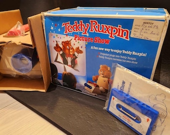Super Rare Teddy Ruxpin Picture Show  New in Open Box