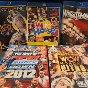 Rare Wrestling DVD / Blu Ray / VHS Collection (OOP)
