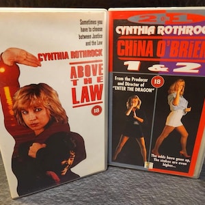 Rare Cynthia Rothrock Martial Arts VHS Movies