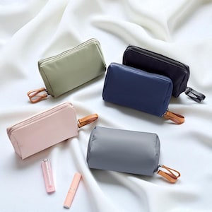 Portable Cosmetic Storage Bag, Travelling Cosmetics Keeper, Makeup Organiser, Essential Storage Case, Mini Makeup Capsule, Cosmetics case