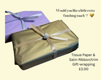 Gift Wrapping Service For Any Of My Listings.