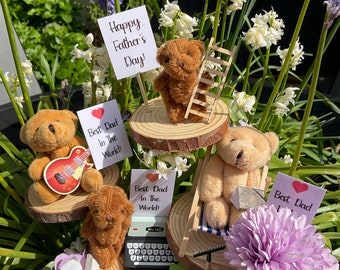 Father’s Day Unique Gifts, Wish Your Dad A Happy Father’s Day With A Bespoke Pocket Bear And Rhyme Box, Best Daddy In The World, New Father